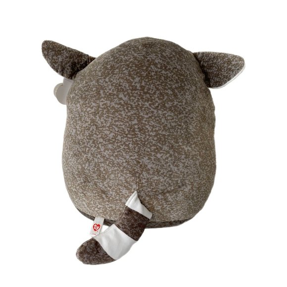 TY LINUS LEMUR The Squish-A-Boos Collection Soft Toy Plush Cushion 14" 39320 NEW - Picture 2 of 5